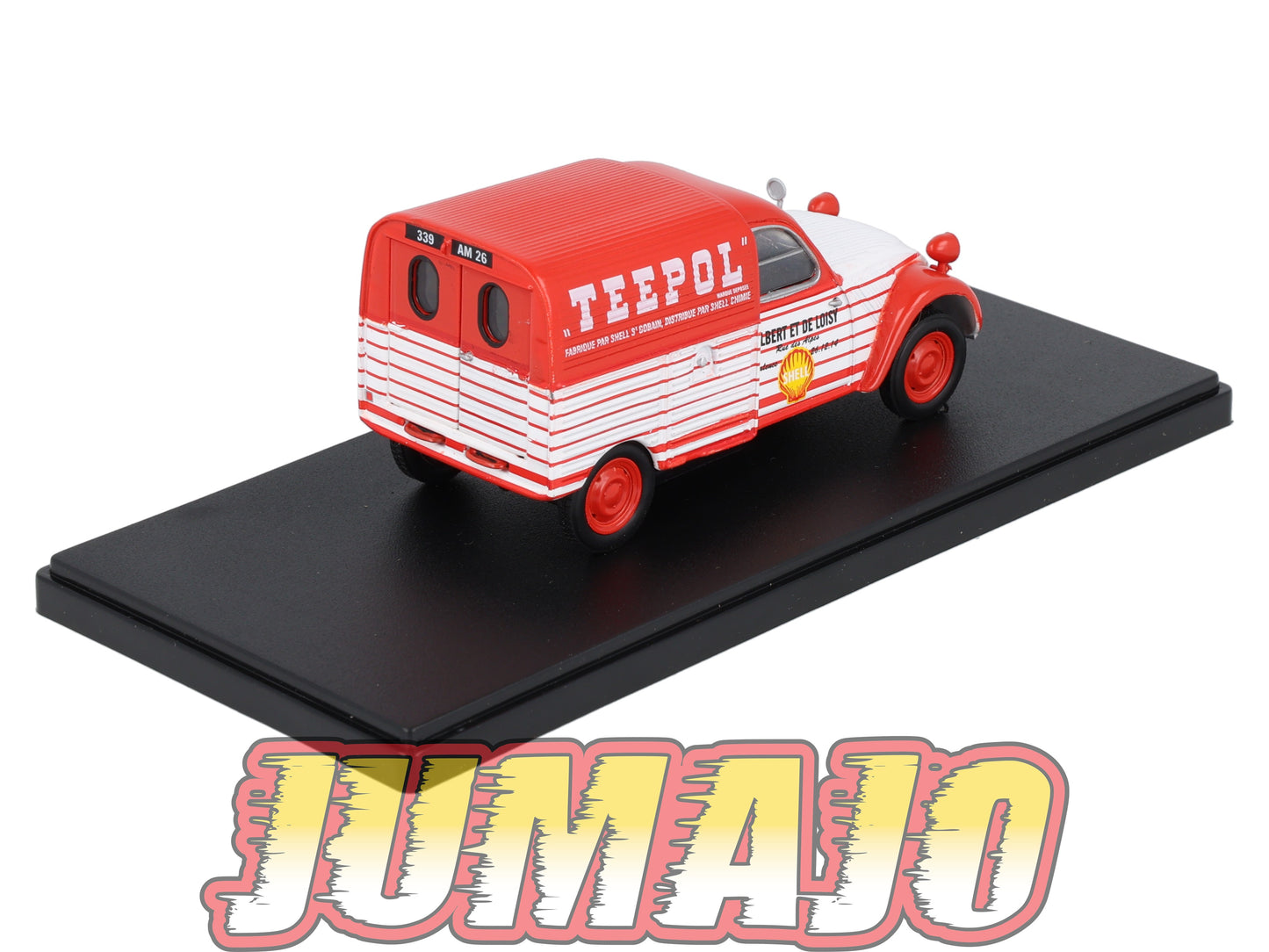 2CVAP54 voiture 1/43 ELIGOR Auto plus : CITROEN 2CV n°33 Camionnette TEEPOL SHELL