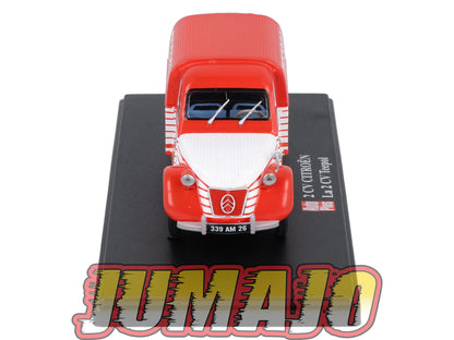 2CVAP54 voiture 1/43 ELIGOR Auto plus : CITROEN 2CV n°33 Camionnette TEEPOL SHELL