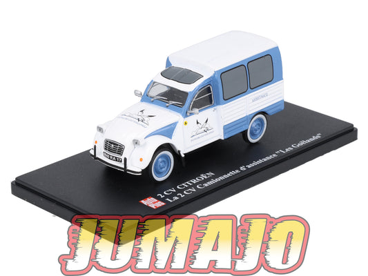 2CVAP56 Voiture 1/43 ELIGOR Auto plus : CITROEN 2CV Camionnette D'Assistance Les Goelands