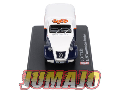 2CVAP57 Voiture 1/43 ELIGOR Auto plus : CITROEN 2CV n°35 camionette COOP entretien