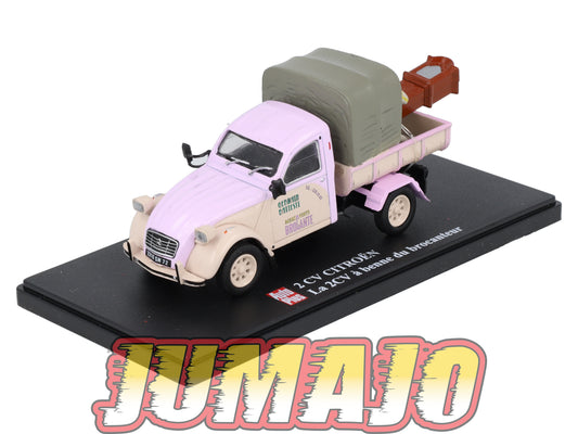 2CVAP58 Voiture 1/43 ELIGOR Auto plus : CITROEN 2CV à Benne Du Brocanteur