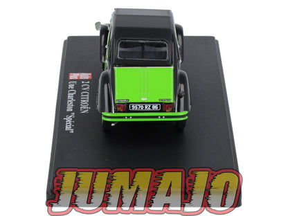 2CVAP62 voiture 1/43 ELIGOR Auto plus : CITROEN 2CV n°29 : charleston spécial
