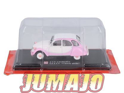 2CVAP63 Voiture 1/43 ELIGOR Auto plus : CITROEN 2CV Charly Girlie