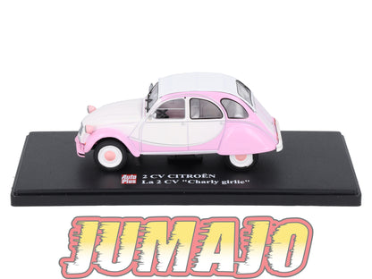 2CVAP63 Voiture 1/43 ELIGOR Auto plus : CITROEN 2CV Charly Girlie