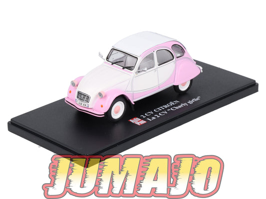 2CVAP63 Voiture 1/43 ELIGOR Auto plus : CITROEN 2CV Charly Girlie