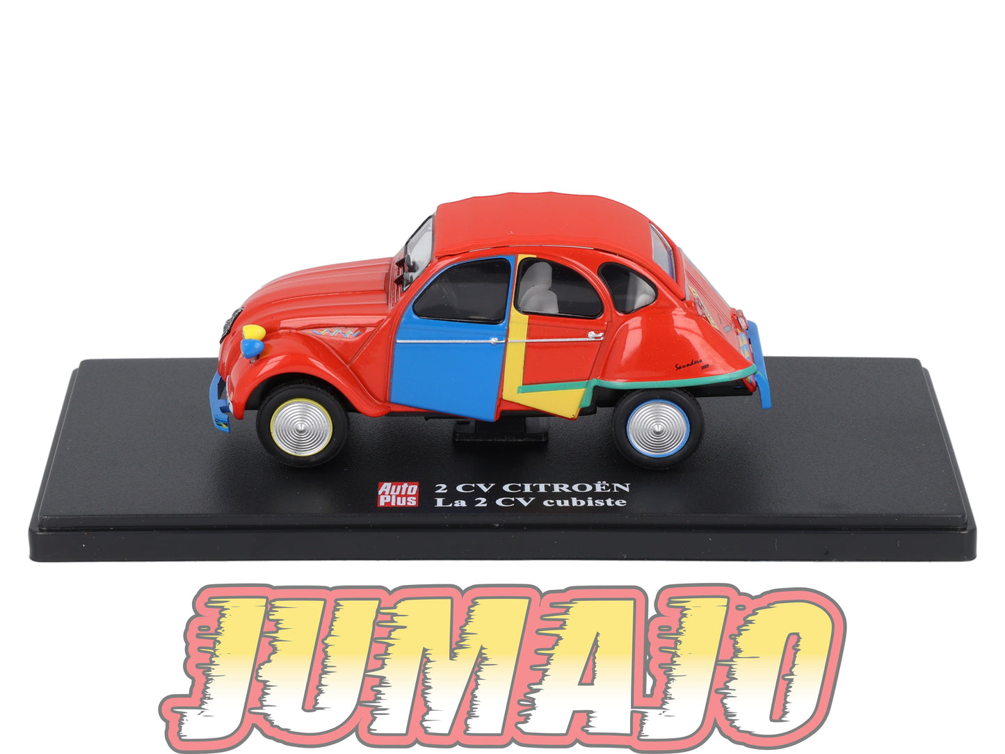 2CVAP64 Voiture 1/43 ELIGOR Auto plus : CITROEN 2CV n°22 Cubiste Picasso