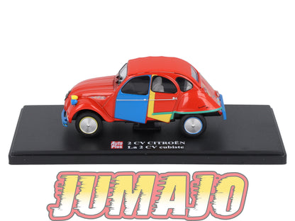 2CVAP64 Voiture 1/43 ELIGOR Auto plus : CITROEN 2CV n°22 Cubiste Picasso
