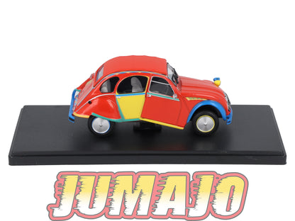 2CVAP64 Voiture 1/43 ELIGOR Auto plus : CITROEN 2CV n°22 Cubiste Picasso