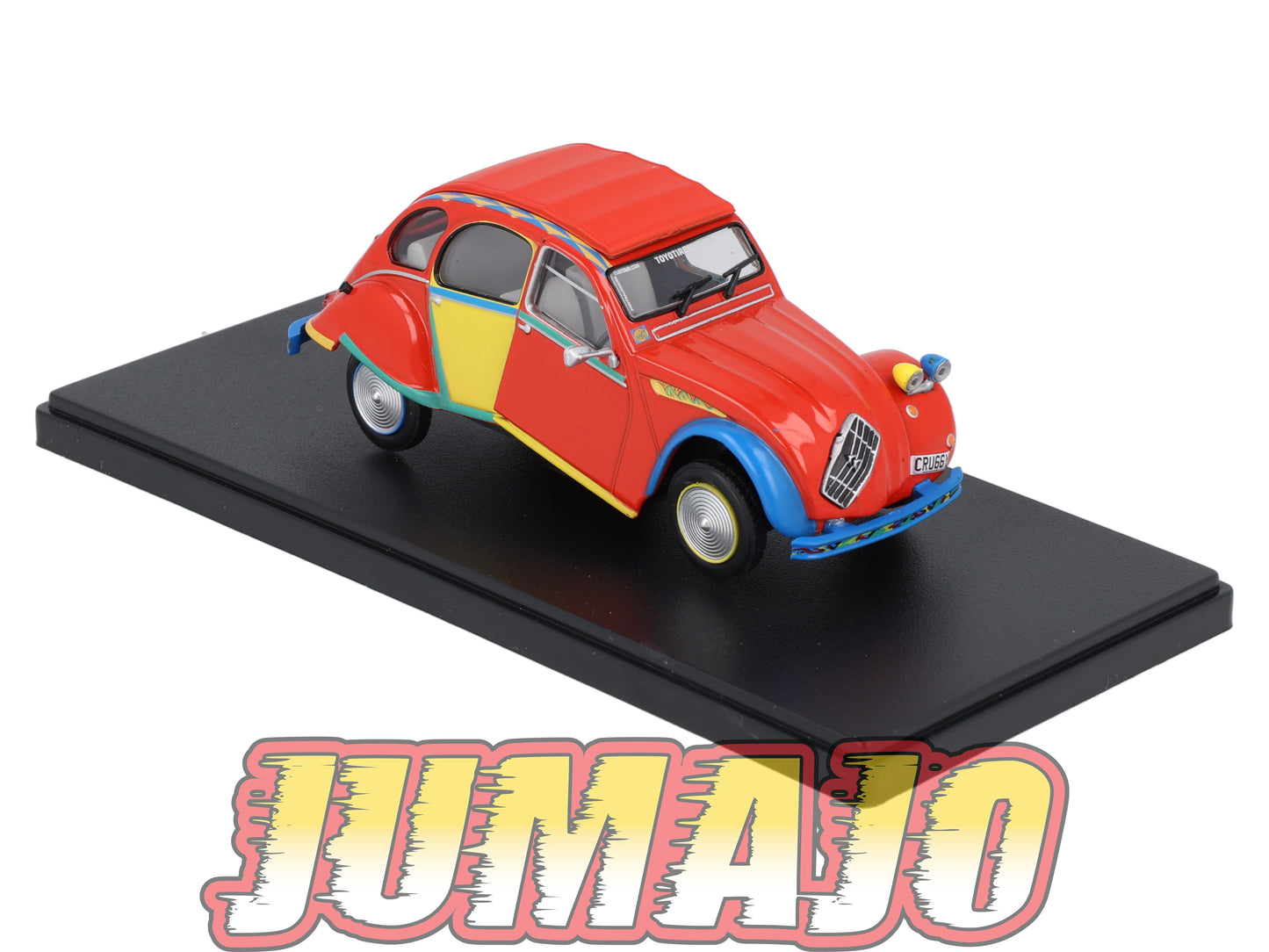 2CVAP64 Voiture 1/43 ELIGOR Auto plus : CITROEN 2CV n°22 Cubiste Picasso