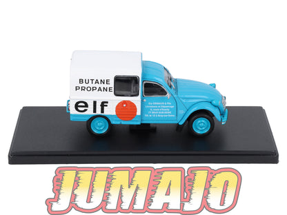 2CVAP65 Voiture 1/43 ELIGOR Auto plus : CITROEN 2CV AKS 400 Elf Services