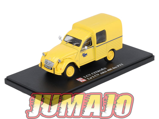 2CVAP66 Voiture 1/43 ELIGOR Auto plus : CITROEN 2CV AKS 400 La Poste
