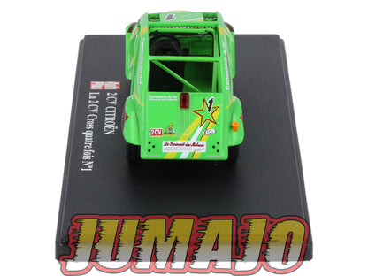 2CVAP67 Voiture 1/43 ELIGOR Auto plus : CITROEN 2CV Cross Quatre Fois N°1