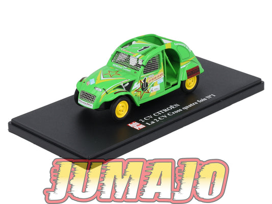 2CVAP67 Voiture 1/43 ELIGOR Auto plus : CITROEN 2CV Cross Quatre Fois N°1