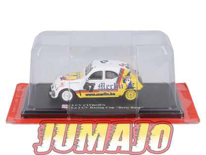 2CVAP68 Voiture 1/43 ELIGOR Auto plus : CITROEN 2CV Racing Cup Betty Boop