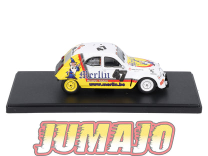 2CVAP68 Voiture 1/43 ELIGOR Auto plus : CITROEN 2CV Racing Cup Betty Boop
