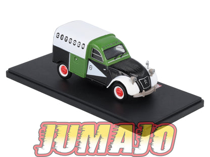 2CVAP80 Voiture 1/43 ELIGOR Auto plus : CITROEN 2CV La 2CV Multicolore D'Amsterdam