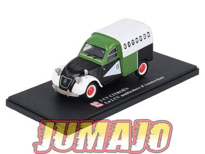 2CVAP80 Voiture 1/43 ELIGOR Auto plus : CITROEN 2CV La 2CV Multicolore D'Amsterdam