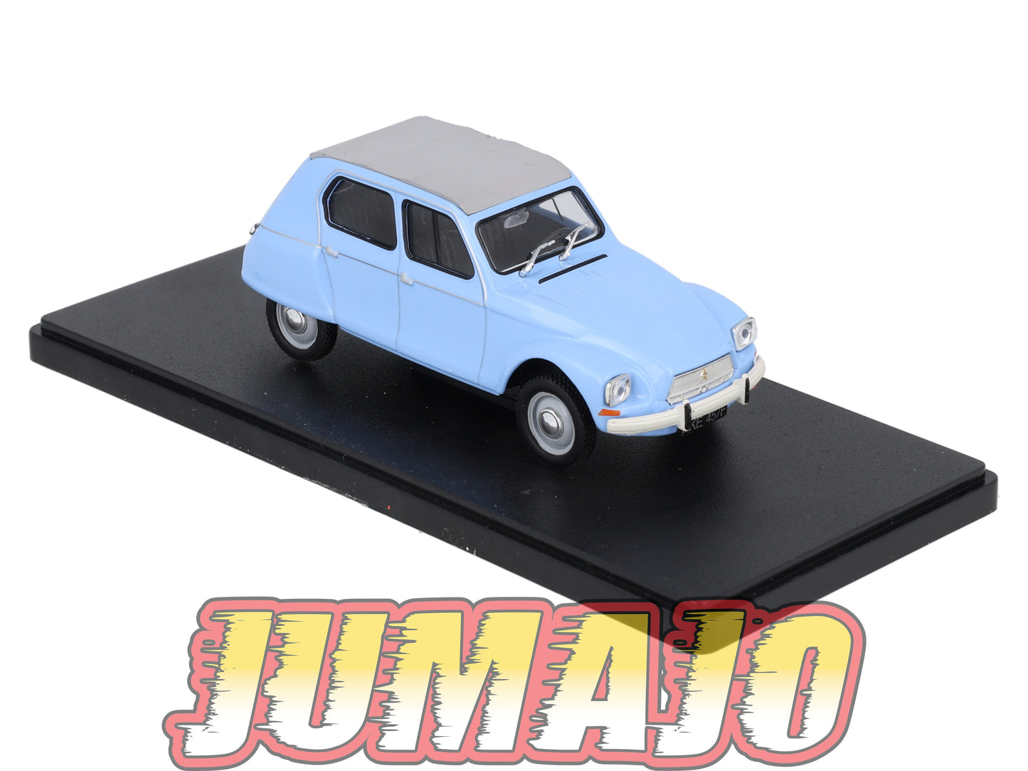 2CVAP84 voiture 1/43 ELIGOR Auto plus : CITROEN 2CV n°84 Dyane 4