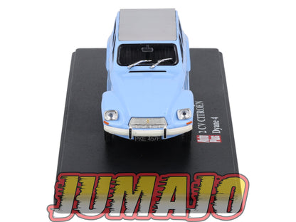 2CVAP84 voiture 1/43 ELIGOR Auto plus : CITROEN 2CV n°84 Dyane 4