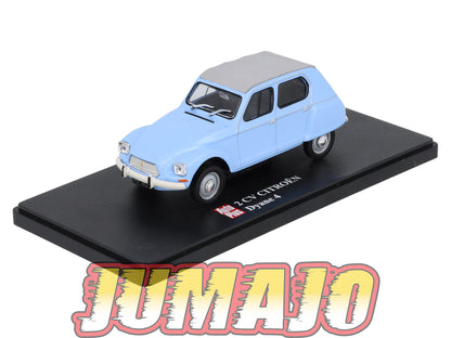 2CVAP84 voiture 1/43 ELIGOR Auto plus : CITROEN 2CV n°84 Dyane 4