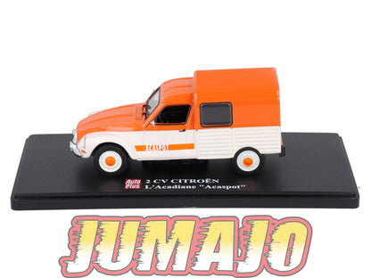 2CVAP90 Voiture 1/43 ELIGOR Auto plus : CITROEN 2CV L'Acadiane Acaspot