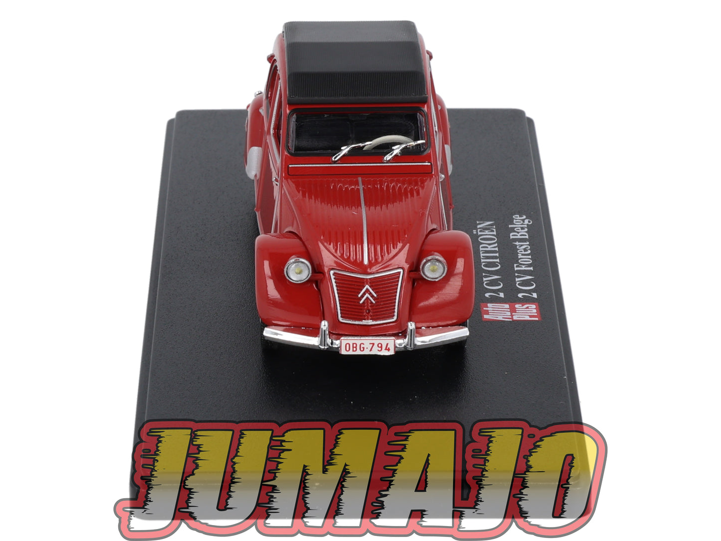 2CVAP99 Voiture 1/43 ELIGOR Auto plus : CITROEN 2CV Forest Belge