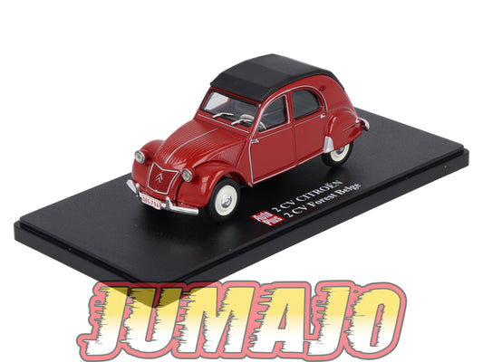 2CVAP99 Voiture 1/43 ELIGOR Auto plus : CITROEN 2CV Forest Belge