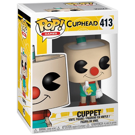 Figurine FUNKO POP Cuphead : *OCCASION* Cuppet #413