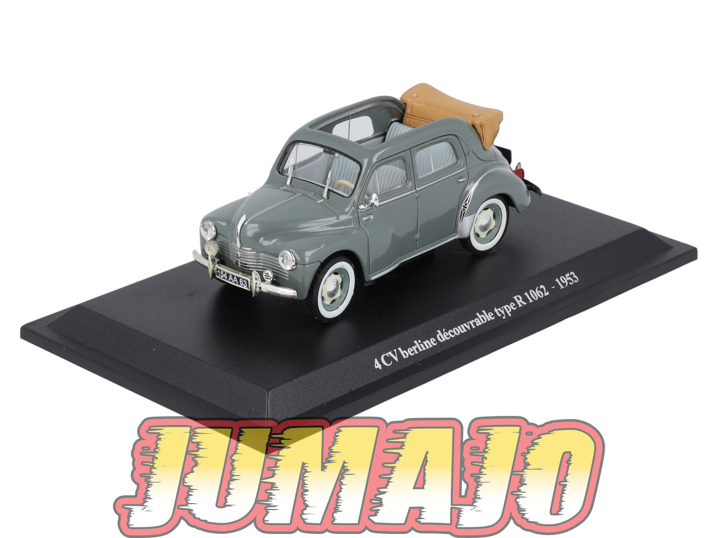 4CV11 Voiture 1/43 Eligor RENAULT 4 CV Berline Découvrable Type R 1062 1953
