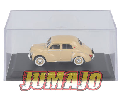 4CV13 Voiture 1/43 Eligor RENAULT 4 CV Berline Sport R 1062 1958
