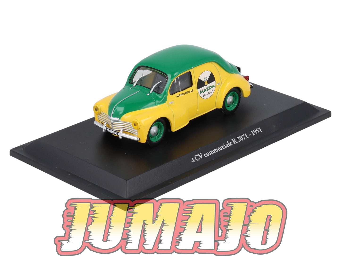 4CV17 Voiture 1/43 Eligor RENAULT 4 CV Commerciale R 2071 1951 Mazda eclairage