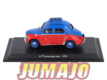 4CV20 Voiture 1/43 Eligor RENAULT 4 CV Prototype Taxi 1953
