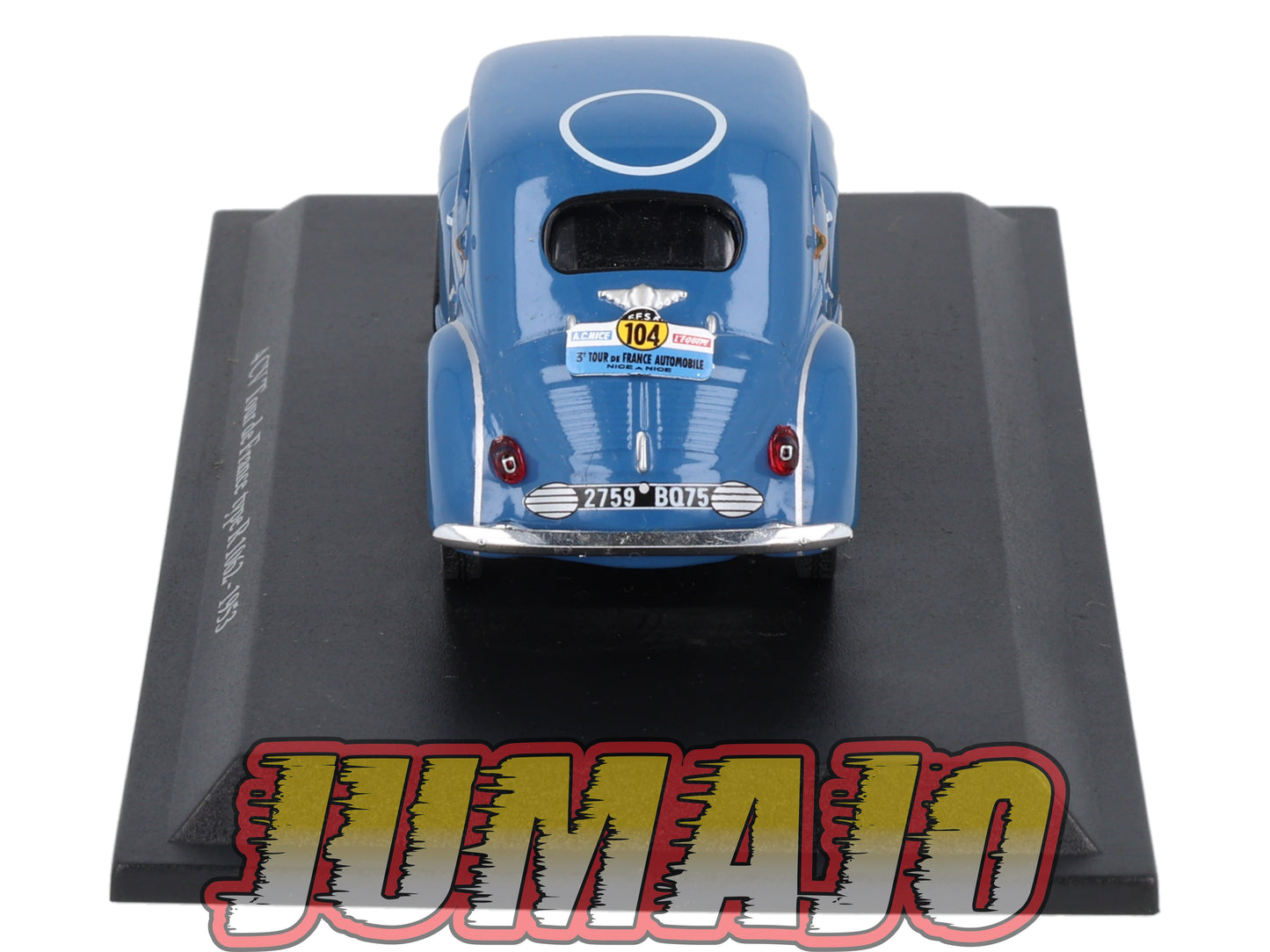 4CV24 Voiture 1/43 Eligor RENAULT 4 CV Tour de France Type R 1062 1953 #104