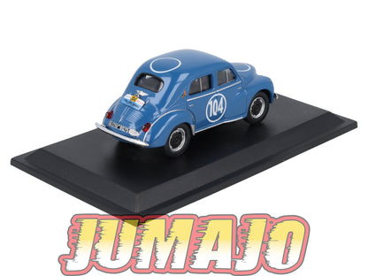 4CV24 Voiture 1/43 Eligor RENAULT 4 CV Tour de France Type R 1062 1953 #104