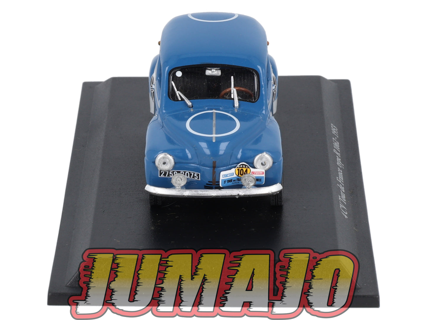 4CV24 Voiture 1/43 Eligor RENAULT 4 CV Tour de France Type R 1062 1953 #104
