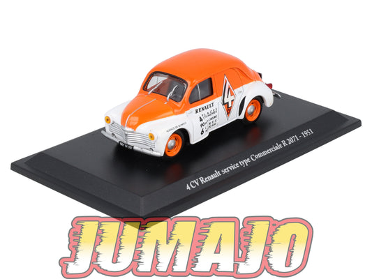 4CV25 Voiture 1/43 Eligor RENAULT 4 CV Service type Commerciale R 2071 1951