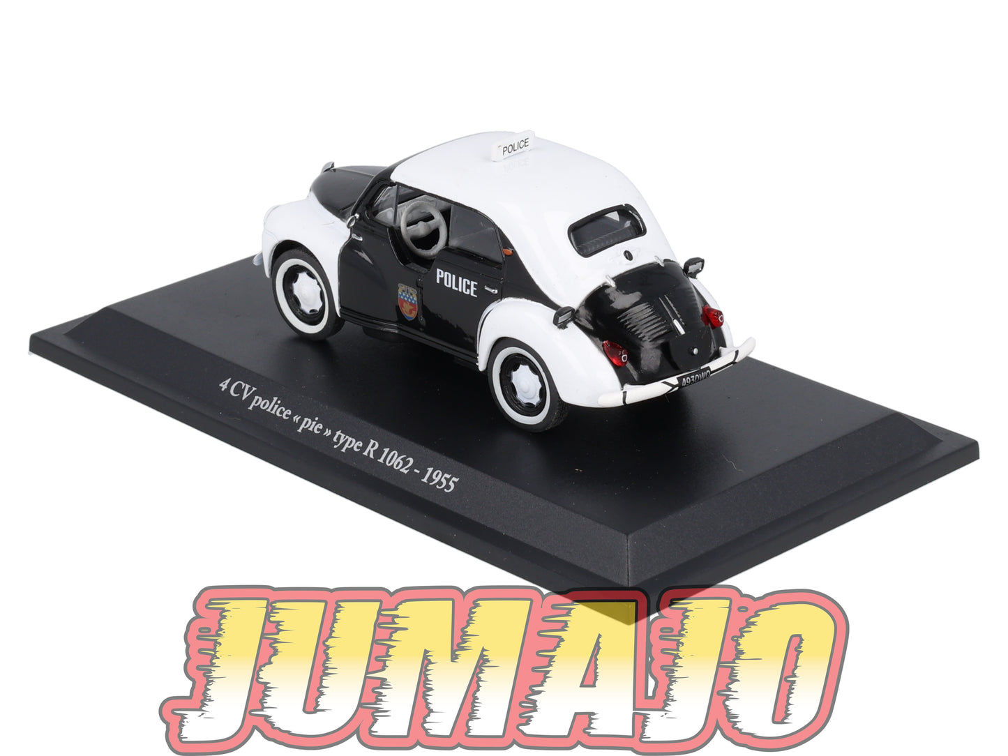 4CV28 Voiture 1/43 Eligor RENAULT 4 CV Police Pie Type R 1062 1955