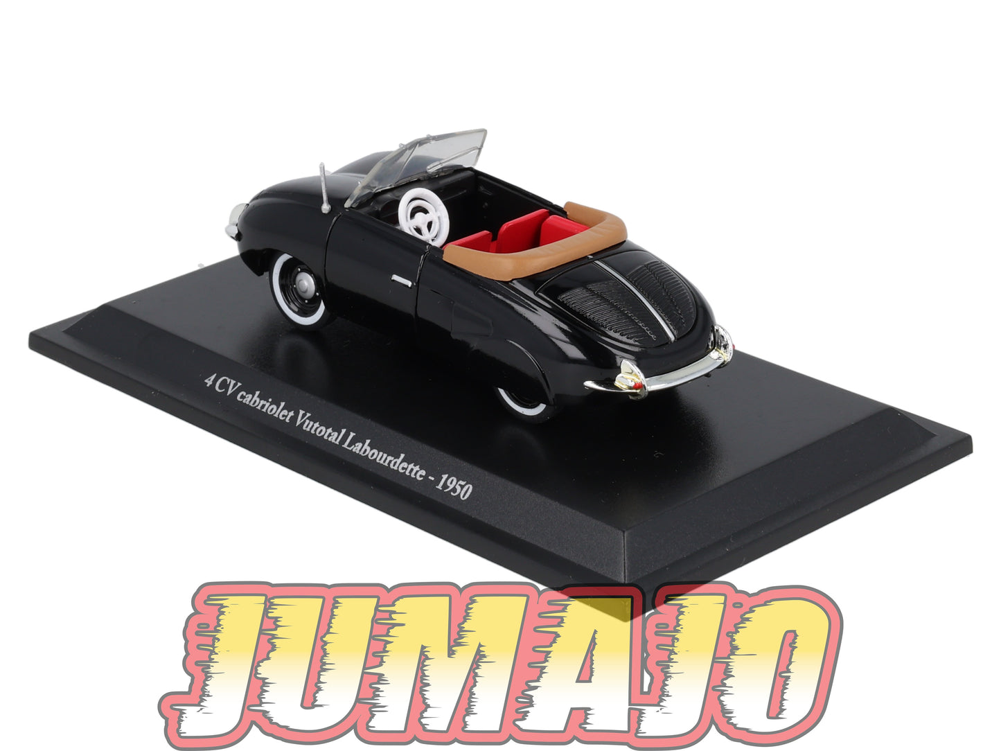 4CV31 Voiture 1/43 Eligor RENAULT 4 CV Cabriolet Vutotal Labourdette 1950