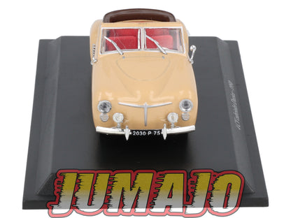 4CV33 Voiture 1/43 Eligor RENAULT 4 CV Cabriolet Duriez 1950