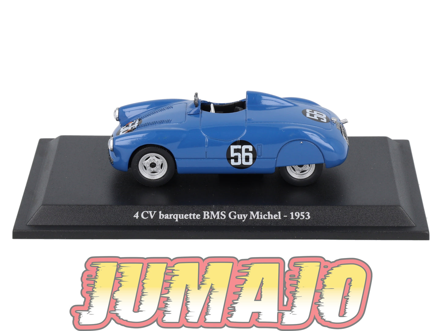 4CV35 Voiture 1/43 Eligor RENAULT 4 CV Barquette BMS Guy Michel 1953 #56