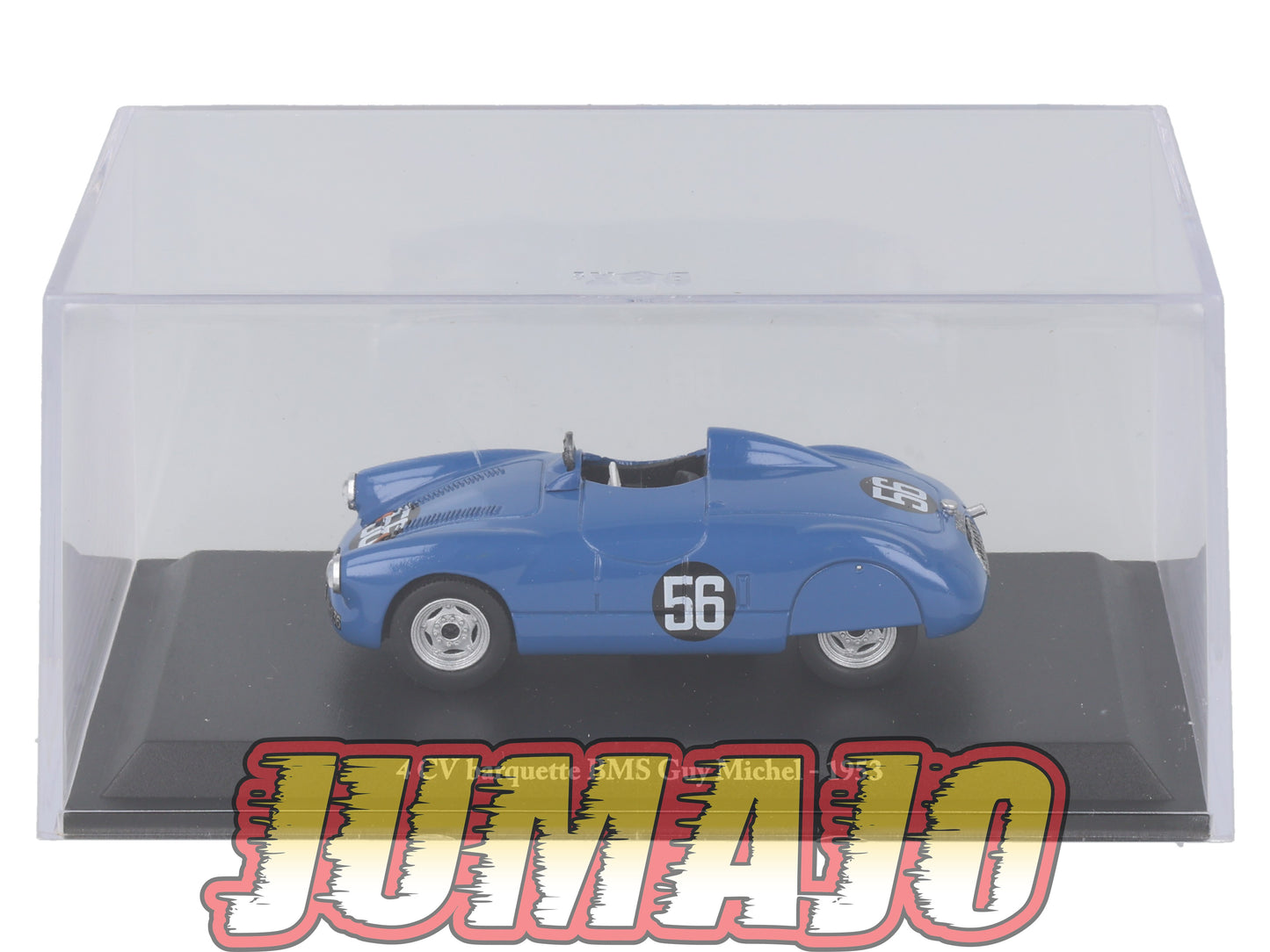 4CV35 Voiture 1/43 Eligor RENAULT 4 CV Barquette BMS Guy Michel 1953 #56