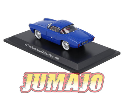 4CV36 Voiture 1/43 Eligor RENAULT 4 CV Berlinette Izoard Pichon Parat 1955