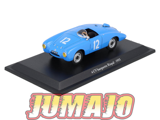 4CV38 Voiture 1/43 Eligor RENAULT 4 CV Barquette Rispal 1955 #12