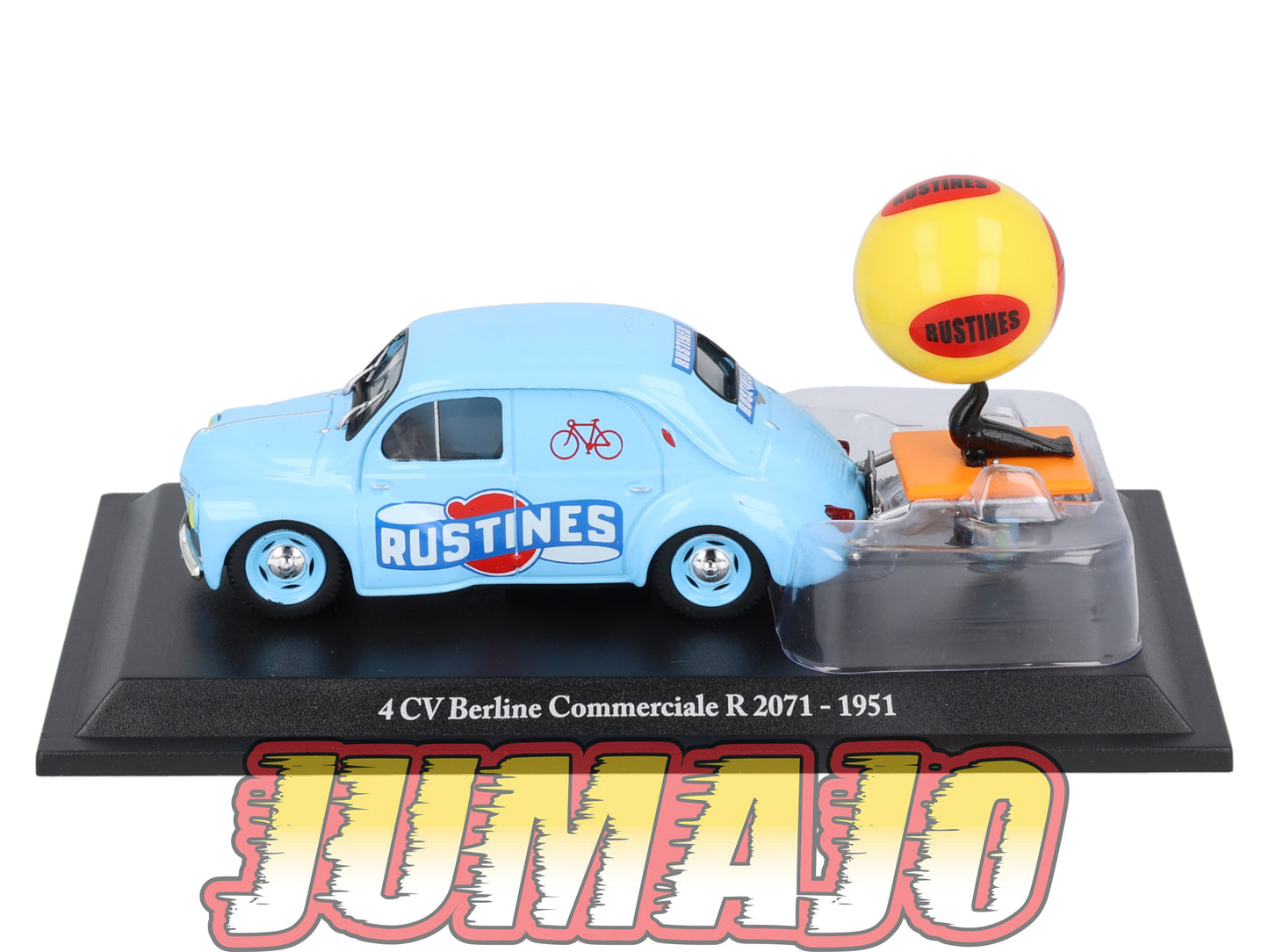 4CV3 Voiture 1/43 Eligor RENAULT 4 CV Berline Commerciale Rustines R 2071 1951