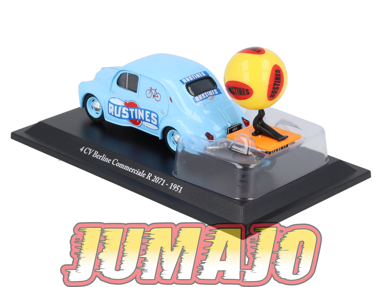 4CV3 Voiture 1/43 Eligor RENAULT 4 CV Berline Commerciale Rustines R 2071 1951
