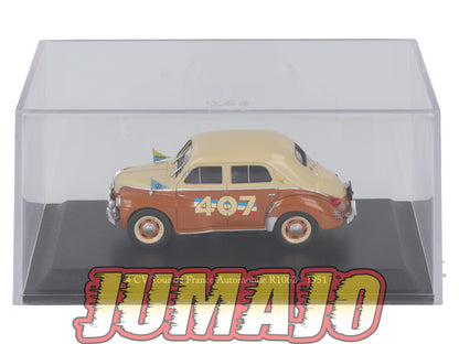 4CV43 Voiture 1/43 Eligor RENAULT 4 CV Tour de France Automobile R1062 1951
