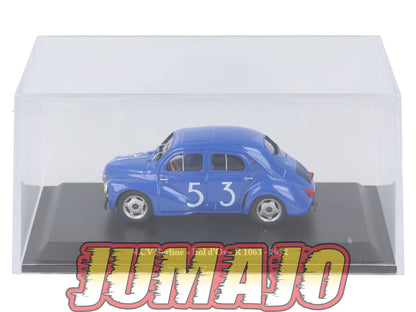 4CV4 Voiture 1/43 Eligor RENAULT 4 CV Berline Bol d'or R 1063 1952 #53