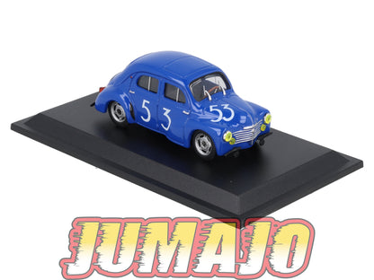 4CV4 Voiture 1/43 Eligor RENAULT 4 CV Berline Bol d'or R 1063 1952 #53