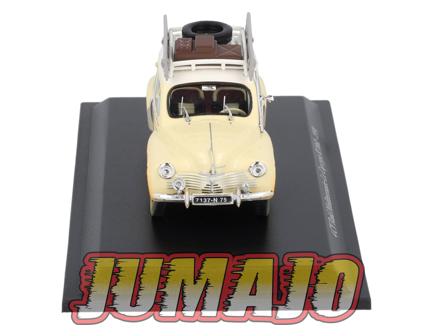 4CV5 Voiture 1/43 Eligor RENAULT 4 CV Raid Méditerranée-Le Cap Type R 1062 1950
