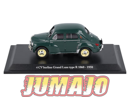 4CV6 Voiture 1/43 Eligor RENAULT 4 CV Berline Grand Luxe Type R 1060 1950